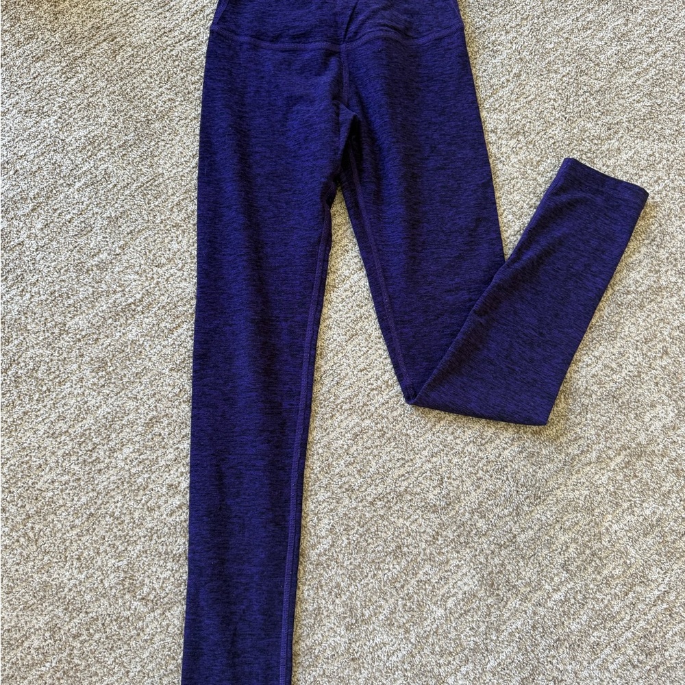 Beyond Yoga Deep Purple Spacedye Leggings